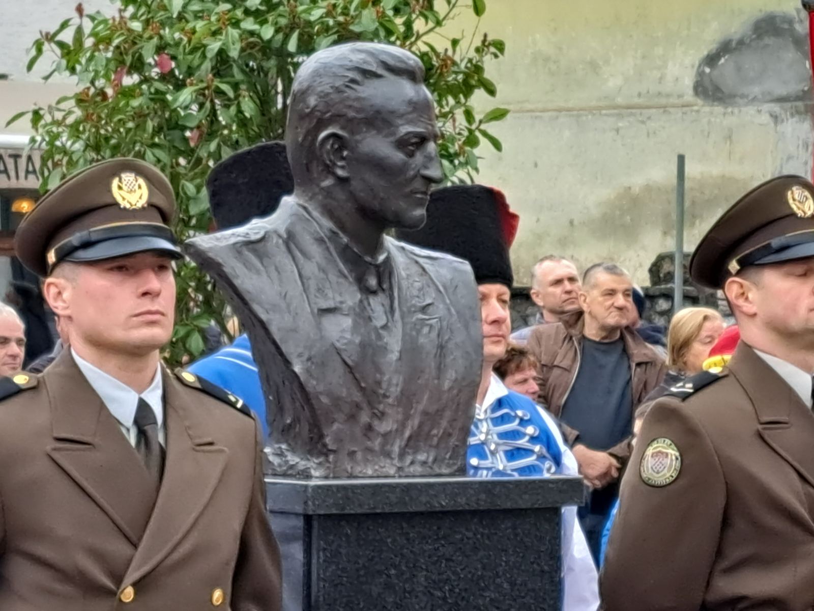 Otkrivanje biste generala Petra Stipetića