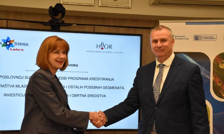 Ugovor o poslovnoj suradnji Karlovačke županije i HBOR-a: ulaganje u rast tvrtki i konkurentnost našeg gospodarstva