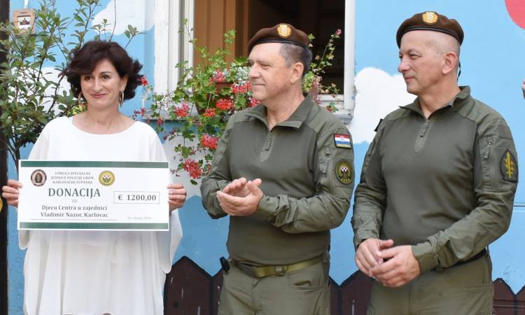 Završena humanitarna akcija branitelja: donacija Centru za pružanje usluga u zajednici Vladimir Nazor