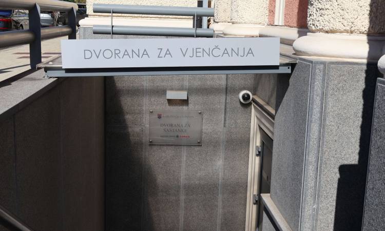 Dvorana za vjenčanja preseljena u Vranyczanyjevu